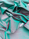 Fabulous Quality Silk Iridescent Taffeta - GREEN/TURQUOISE/PURPLE!!!