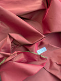 Fabulous Quality Silk Iridescent Taffeta - RED/OLIVE GREEN!!!