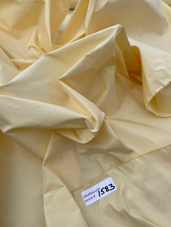 Fabulous Quality Silk Taffeta - BUTTER!!!