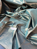 Fabulous Quality Iridescent Silk Taffeta - SILVER GREEN!!!