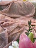 Exquisite Quality Silk Tissue Pleated - WHITE/ COPPER!!!