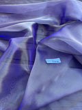 Fabulous Quality Silk Metallic Organza Plain Or Tissue Silk Plain- PURPLE/ GOLD!!!