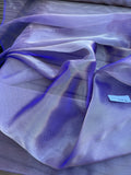 Fabulous Quality Silk Metallic Organza Plain Or Tissue Silk Plain- PURPLE/ GOLD!!!