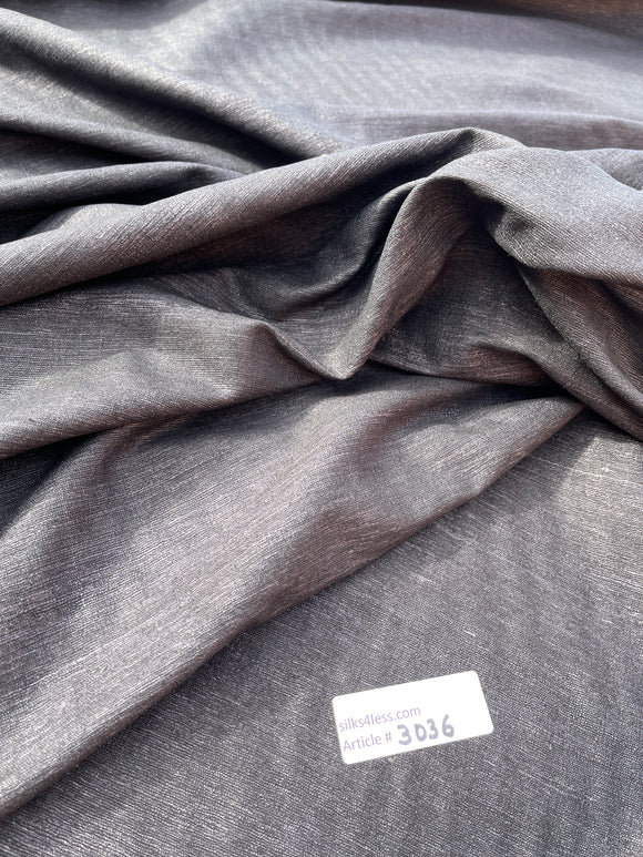 Fabulous Quality Heavy Raw Silk Tussah - BLACK!!!