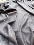 Fabulous Quality Heavy Raw Silk Tussah - BLACK!!!