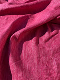 Fabulous Quality Heavy Raw Silk Tussah - CHERRY!!!