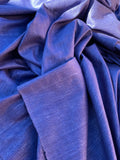 Fabulous Quality Heavy Raw Silk Tussah  - DARK BLUE!!!