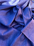 Fabulous Quality Heavy Raw Silk Tussah  - DARK BLUE!!!