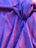 Fabulous Quality Heavy Raw Silk Tussah - DARK PURPLE!!!