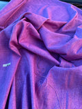 Fabulous Quality Heavy Raw Silk Tussah - DARK PURPLE!!!