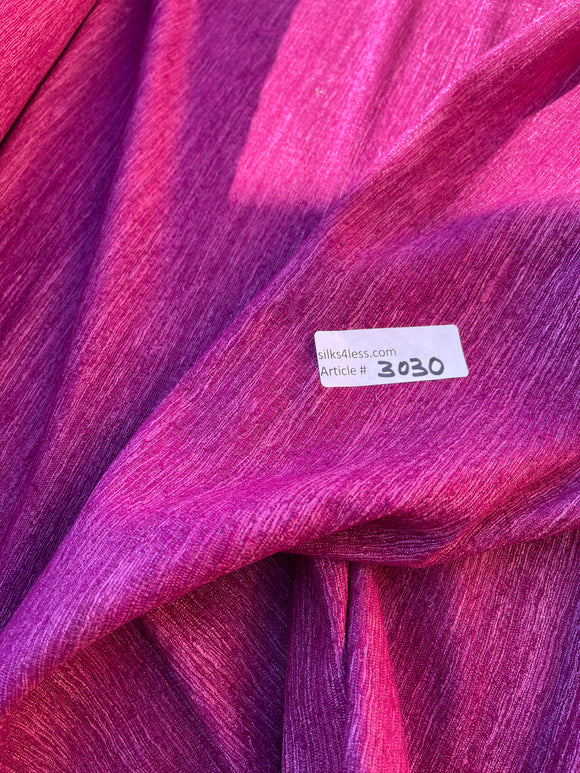 Fabulous Quality Heavy Raw Silk Tussah - PLUM!!!