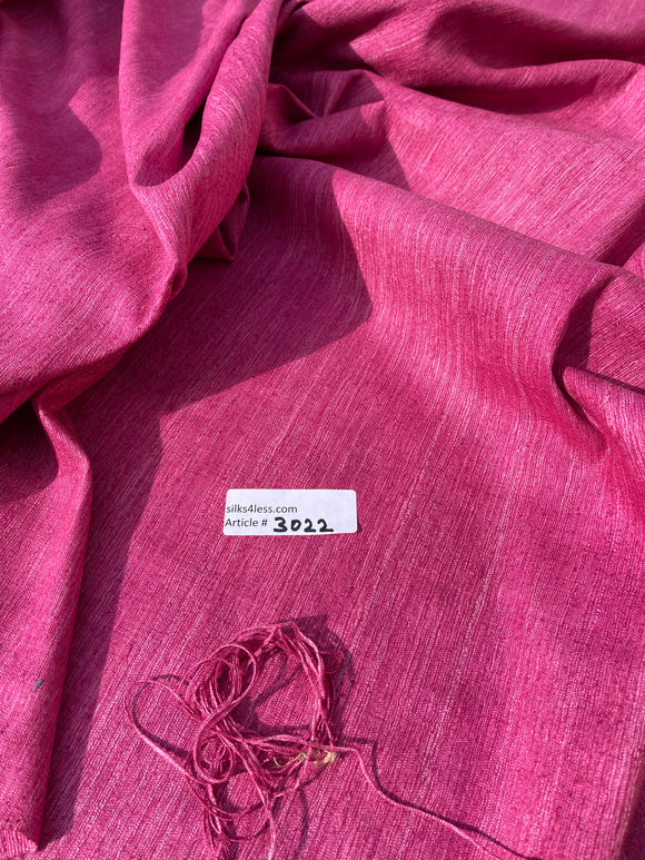 Fabulous Quality Heavy Raw Silk Tussah - RASPBERRY!!!