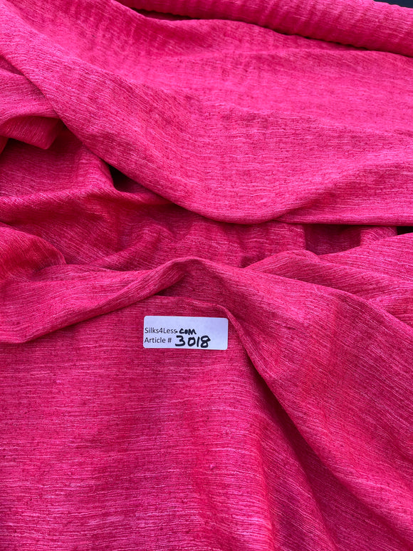 Fabulous Quality Heavy Raw Silk Tussah  - RED!!!