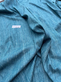 Fabulous Quality Heavy Raw Silk Tussah  - TEAL!!!