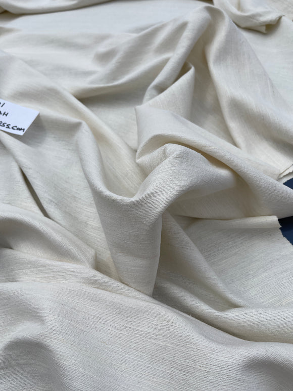 Fabulous Quality Raw Silk Tussah  - WHITE!!!