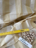 Designer Quality Silk Shantung Stripes -Off-White / Golden Yellow!!!