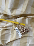 Designer Quality Silk Shantung Stripes -Off-White / Golden Yellow!!!