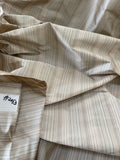 Exquisite Quality Silk Shantung Thin Stripes -  LAVENDER SKIES!!!