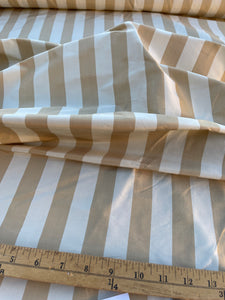Fabulous Quality Silk Shantung / Taffeta Stripes -CHAMPAGNE/ CREAM!!!