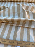 Fabulous Quality Silk Shantung / Taffeta Stripes -CHAMPAGNE/ CREAM!!!