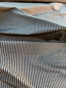 Fabulous Quality Silk Shantung / Taffeta Stripes -BRONZE/ BLACK!!!