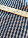 Fabulous Quality Silk Shantung / Taffeta Stripes -BRONZE/ BLACK!!!