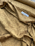 Designer Quality Silk Shantung / Crushed Silk Collection - BURNT GOLD!!!