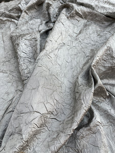 Designer Quality Silk Shantung / Crushed Silk Collection - PEWTER!!!