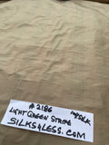 Designer Quality Silk Shantung Stripes - Olive Green/Light Green.