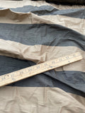 Designer Quality Silk Shantung Weft Stripes - OLIVE GREEN/ BLACK!!!