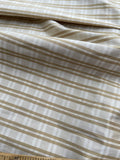 Designer Quality Silk Shantung Plaid- IVORY/ BEIGE/ OLIVE GOLD!!!