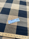 Designer Quality Silk Shantung / Taffeta Buffalo Checks - BLACK/ OLIVE/ BRONZE!!!