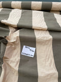 Designer Quality Silk Shantung / Taffeta Stripes -GOLDEN WHEAT/ TAUPE!!!