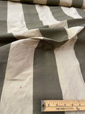 Designer Quality Silk Shantung / Taffeta Stripes -CHAMPAGNE/ BRONZE!!!