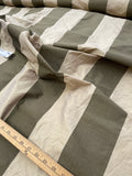 Designer Quality Silk Shantung / Taffeta Stripes -CHAMPAGNE/ BRONZE!!!