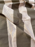 Designer Quality Silk Shantung / Taffeta Stripes -TAUPE/ LIGHT TAUPE!!!