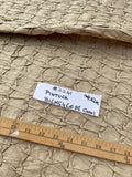 Designer Quality Silk Shantung Quilted Pintuck - CHAMPAGNE!!!