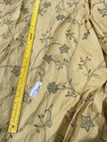 Exquisite Quality Silk Shantung Hand Embroidery  - BANANA GOLD!!!