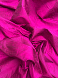 Designer Quality Silk Dupioni, Hand Woven - MAGENTA!!!