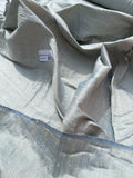 Designer Quality Silk Dupioni, Hand Woven - IRIDESCENT BLUE!!!