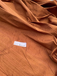 Designer Quality Silk Dupioni, Hand Woven - CHOCOLATE BROWN!!!