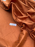 Designer Quality Silk Dupioni, Hand Woven - COPPER!!!