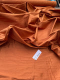 Designer Quality Silk Dupioni, Hand Woven - COPPER!!!