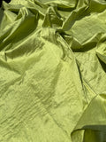 Designer Quality Silk Dupioni, Hand Woven - PASTEL GREEN!!!