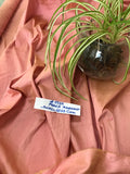 Designer Quality Iridescent Silk Dupioni, Hand Woven - PEACH!!!