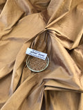 Designer Quality Hand Woven Silk Dupion - Wheat Berry Gold!!!