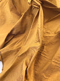 Designer Quality Silk Dupion, Hand Woven- BURNT GOLD!!!