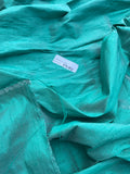 Designer Quality Iridescent Silk Dupion, Hand Woven -TIDAL TEAL!!!