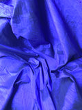 Designer Quality Iridescent Silk Dupioni, Hand Woven - SAPPHIRE!!!