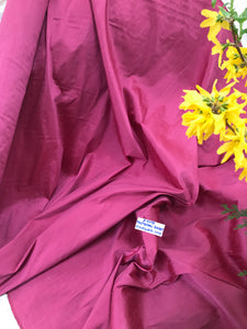 Designer Quality Iridescent Silk Dupion, Hand Woven - RASPBERRY SORBET!!!